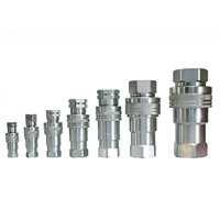 Connecteur rapide hydraulique NAIWO ISO, coupleur rapide en acier, raccords de tuyauterie QRC