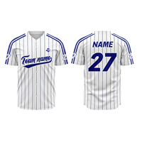 Camiseta de Béisbol Personalizada Transpirable de Talla Grande con Diseño Gratuito, Envío Rápido, 100% Poliéster, Absorbe la Humedad
