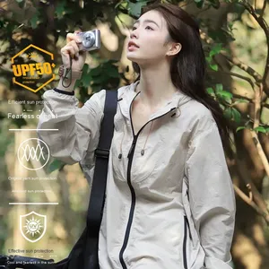 Chaqueta Ligera y Transpirable con Protección UV para Mujer, Estilo Luo Tuo, para Deportes al Aire Libre, Abrigo Protector Solar - Product Image 2
