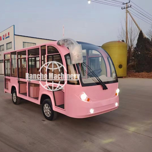 Nouveau grand chariot de golf électrique à batterie au lithium de 8 places équipé d'un système de sécurité ABS pour les visites en navette - Product Image 1