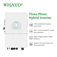 Whayo 10KW 12KW 15KW 25KW Netzunabhängiges Solarstromsystem Komplettes Solarpanel-Energiesystem-Set mit Lithium-Batterie
