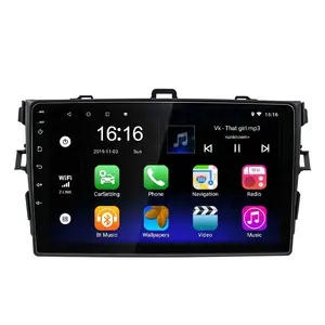 Toyota Corolla 2007 için 2008 2009 2010 2011 dokunmatik ekran oto elektroniği araba android navigator stereo radyo dvd OYNATICI