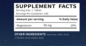 Comprimé d'hydrogène moléculaire Supplément de magnésium antioxydant pour la santé du cerveau Energy Boost 120 comprimés - Product Image 5