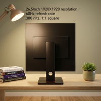 Monitor de PC de 26,5 pulgadas 2K 1920x1920 1:1 IPS Monitor cuadrado LED LCD Bisel ultra estrecho 60Hz Tiempo de respuesta