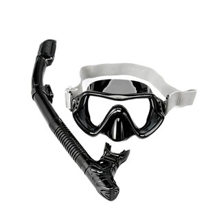 Ensemble de plongée avec tuba pour adultes aux prix d'usine : Lunettes de plongée avec tuba à large champ de vision et verre trempé haute transparence - Product Image 2