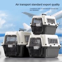 Boîte à air pour animaux de compagnie en ABS, cage pour chien et chat, portable, gain de place pour une utilisation en voiture