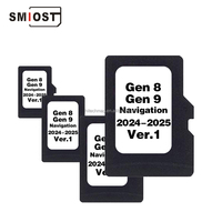 SMIOST 16GB Micro TF Navigation GPS logiciel de voiture Portable Europe CT200 LX570 Gen9 V1 pour les modèles de voiture Lexus