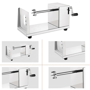 Machine à découper les <span class=keywords><strong>frites</strong></span> manuelle pour restaurant, trancheuse Tornado, machine à faire des chips de pommes de terre, acier inoxydable, multifonctionnelle, nouvelle, haute qualité - Product Image 5