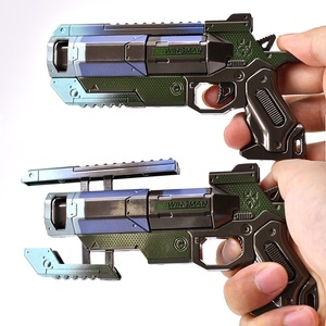 Custom pistol model shooting game Apexs13cm Blue Little Helper Shape-change cosplay puntelli giocattolo regalo artigianato decorativo in metallo - Product Image 3