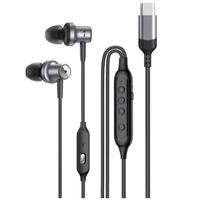 Écouteurs USB-C [ANC] à réduction active du bruit avec micro pour le bureau et les affaires