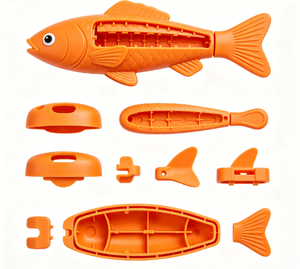 Jouet dentaire <span class=keywords><strong>pour</strong></span> <span class=keywords><strong>chien</strong></span> multi-canaux moulé par injection, désinfectable à haute température - Product Image 3