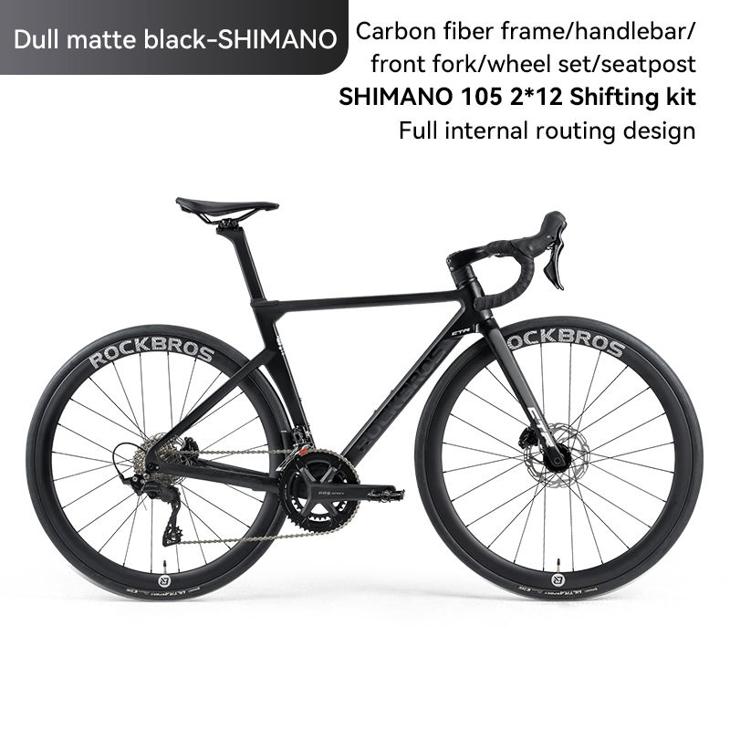 Dull matte black- SHIMANO style