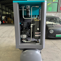 Compresseur d'air à vis intégré 4-en-1, système d'air tout-en-un avec sécheur, réservoir et filtre pour le soufflage de bouteilles PET et de plastique