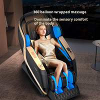 Fauteuil de massage électrique de luxe, fauteuil de massage shiatsu, corps entier, zéro gravité