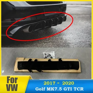 Difusor de Parachoques Trasero Estilo TCR para Golf MK7.5 2017-2020, Alerón Trasero, Kit de Carrocería - Product Image 1