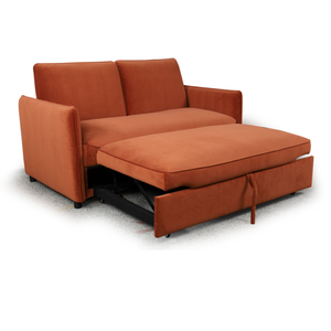 <span class=keywords><strong>Canapé</strong></span>-lit <span class=keywords><strong>convertible</strong></span> 2 places en tissu terre cuite avec chaise longue pour salon, appartement, mobilier de maison - Product Image 4