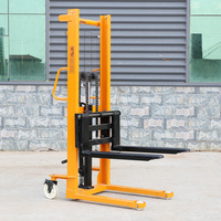 MayHe 500 kg 0,5 t 1600 mm Chariot élévateur manuel hydraulique pour palettes, utilisation extérieure sur trottoir