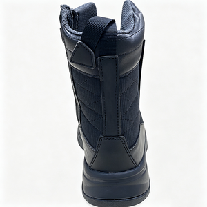 Bottes d'hiver imperméables en cuir PU noir pour hommes TSB78, semelle épaisse antidérapante, bottes de marche chaudes pour l'extérieur, vente en gros - Product Image 4