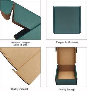 Corrugated Packaging Box Mailers Shipping <strong>Green</strong> Recyclable Cardboard Small <strong>Gift</strong> Mailer Boxes for Shipping Packaging Craft <strong>Gifts</strong> - Product Image 4