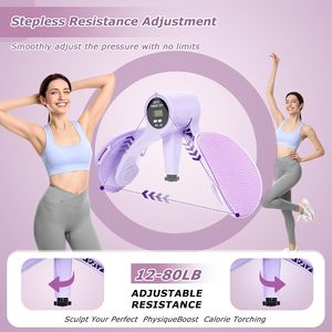 CZFIT Entraîneur de cuisses, Appareil d'exercice du plancher pelvien, Entraîneur de cuisses interne pour femmes et hommes, Entraîneur de cuisses à clipser pour bras, jambes et fessiers - Product Image 2