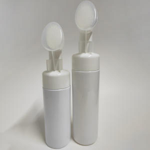 100ml 150ml 200ml plastic cosmetische schuim pomp fles 80ml dispenser spray <span class=keywords><strong>applicator</strong></span> fles met borstel top voor cleanser en mouss - Product Image 2