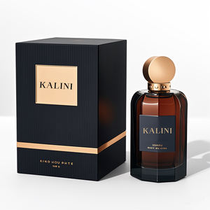 环保产品2024定制贴纸标志空纸板纸盒豪华香水样品盒 - Product Image 2