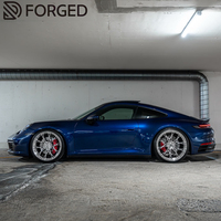 Jantes Concaves OEM Forgées à Profil Profond Noir 5x120 5x114.3 5x130 18-26 Pouces pour BMW Audi Nissan GTR Urus C8 Sport