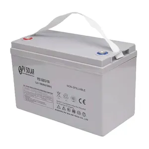 Fabricant chinois batterie gel 12v 100ah prix de la batterie 12v 24v batterie gel