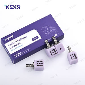 Materiali CAD/CAM Simili a KEKR, Ceramica al Disilicato di Litio A16 HT LT per Impianti Dentali, Blocco di Vetro con Foro - Product Image 4