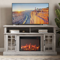 Venta directa de fábrica Chimenea eléctrica de China Chimeneas eléctricas al por mayor Consola de gabinete de TV de lujo con chimenea