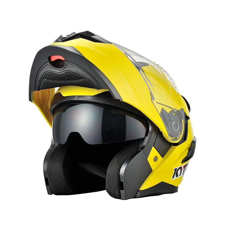 Casques de moto de sécurité anti-buée XL Casques de visage avec DOT approuvé