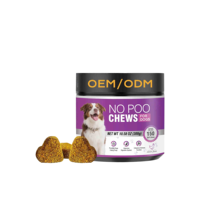 NO POO CHEWS pour chiens - Friandises molles riches en protéines à la papaye et à la camomille, efficaces pour empêcher la consommation de selles et favoriser une santé intestinale optimale
