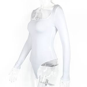 <span class=keywords><strong>Body</strong></span> da donna con colletto quadrato tinta unita a maniche lunghe Top Sexy <span class=keywords><strong>in</strong></span> <span class=keywords><strong>velluto</strong></span> <span class=keywords><strong>body</strong></span> per camicia - Product Image 6