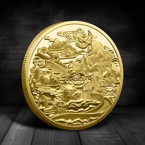 Moneda Conmemorativa Personalizada de Panda, Moneda de Metal 3D Chapada en Oro y Plata, Recuerdo Personalizado con Diseño Grabado - Product Image 3