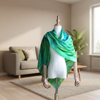 Écharpe chaude en jacquard tissé de luxe, lin de Saigon, Vietnam, 70x180cm, multifonctionnelle, 300g, impression personnalisée, pour femme, hiver
