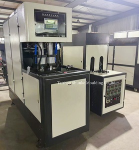 Máy thổi nhựa 2 khoang bán tự động Chai PET thổi máy Jar chai nhựa Máy làm - Product Image 3