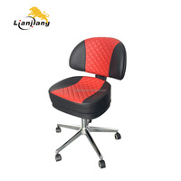 Mobilier de bureau en tissu, simple, moderne, personnalisé, chaise à fente, noir pur, avec dossier