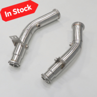 Tuyaux d'échappement droits Rytan Racing Flow pour système en acier inoxydable pour Benz AMG C43 E43 E400 W205 M276 2016-2021