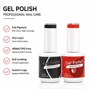 Esmalte de <span class=keywords><strong>Uñas</strong></span> en Gel de 15 ml de Alta Calidad, Venta al por Mayor, Profesional, con Pigmento Intenso, Curado con LED/UV, Libre de HEMA y TPO - Product Image 2