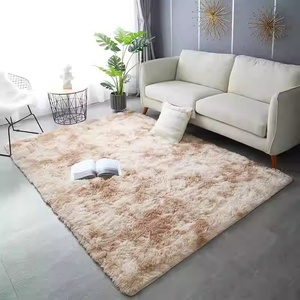 Alfombras <span class=keywords><strong>de</strong></span> área <span class=keywords><strong>de</strong></span> felpa tejida antideslizantes personalizadas <span class=keywords><strong>de</strong></span> fábrica, teñidas a mano, blancas y verdes lisas, para uso doméstico en sala <span class=keywords><strong>de</strong></span> estar, estudio, oración, ventana, balcón - Product Image 2