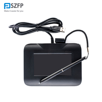 4.3 inç Dirençli LCD Dijital İmza Tableti FP430S USB El Yazısı İmza Tableti, Windows 7 8 10 için Ücretsiz SDK ile