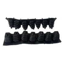 Manchon de protection en caoutchouc anti-poussière à 7 sections pour bras de pompe à béton HBC, nouvelle poignée de commande à joystick étanche pour machine de pulvérisation humide