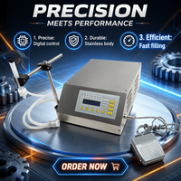 Machine de remplissage de liquides numérique semi-automatique de bureau GFK160, haute précision, pour boissons et produits chimiques