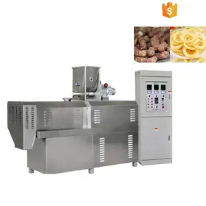 automatic puffed snack food processing machine making extruded onion rings equipment