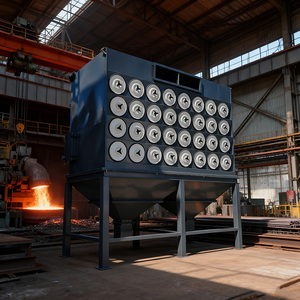 Công nghiệp Xung máy bay phản lực <span class=keywords><strong>Cartridge</strong></span> Bụi Collector hiệu quả hệ thống lọc cho xây dựng hội thảo làm sạch không khí - Product Image 4