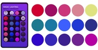 Changement de couleur RVB avec télécommande A50 A60 A70 A80 E26 E27 Base Multi Color LED RGBW Ampoule