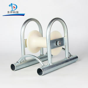 Carro de Tendido de Cables Lineales con Ruedas de Nailon y Aluminio, Carro Lineal Terrestre para Cables de Comunicación y Energía - Product Image 4