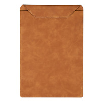 Portafolio de Cuero para Documentos de Oficina, Carpeta A4 con Portapapeles, Porta Tarjetas de PU con Logotipo Personalizado, Venta al Por Mayor