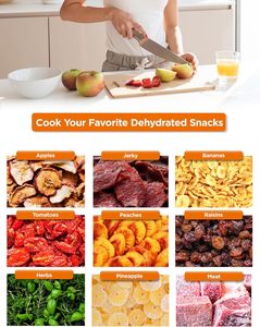 Vente en gros : Électrodomestique de cuisine 5 plateaux en acier inoxydable et plastique, à commande numérique, haute efficacité, pour viande, poisson, légumes, fruits et aliments - Product Image 4