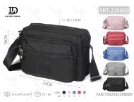 Borsa a Tracolla da Donna in Tessuto Composito con Chiusura a Zip e Cinghia Singola per Uso Quotidiano - Product Image 1